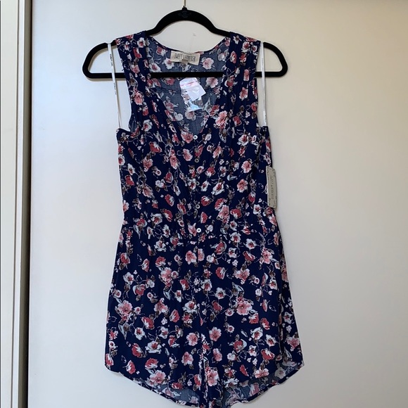 Floral print romper - Picture 4 of 6